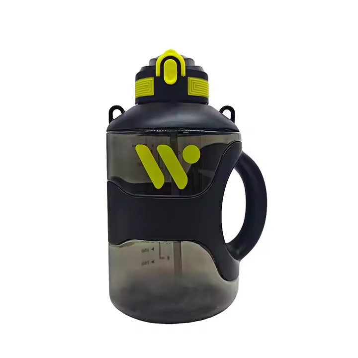 2L Reusable Tritan Gallon with Straw Gym Eco-Friendly Sports BPA Free Plastic Water Bottle