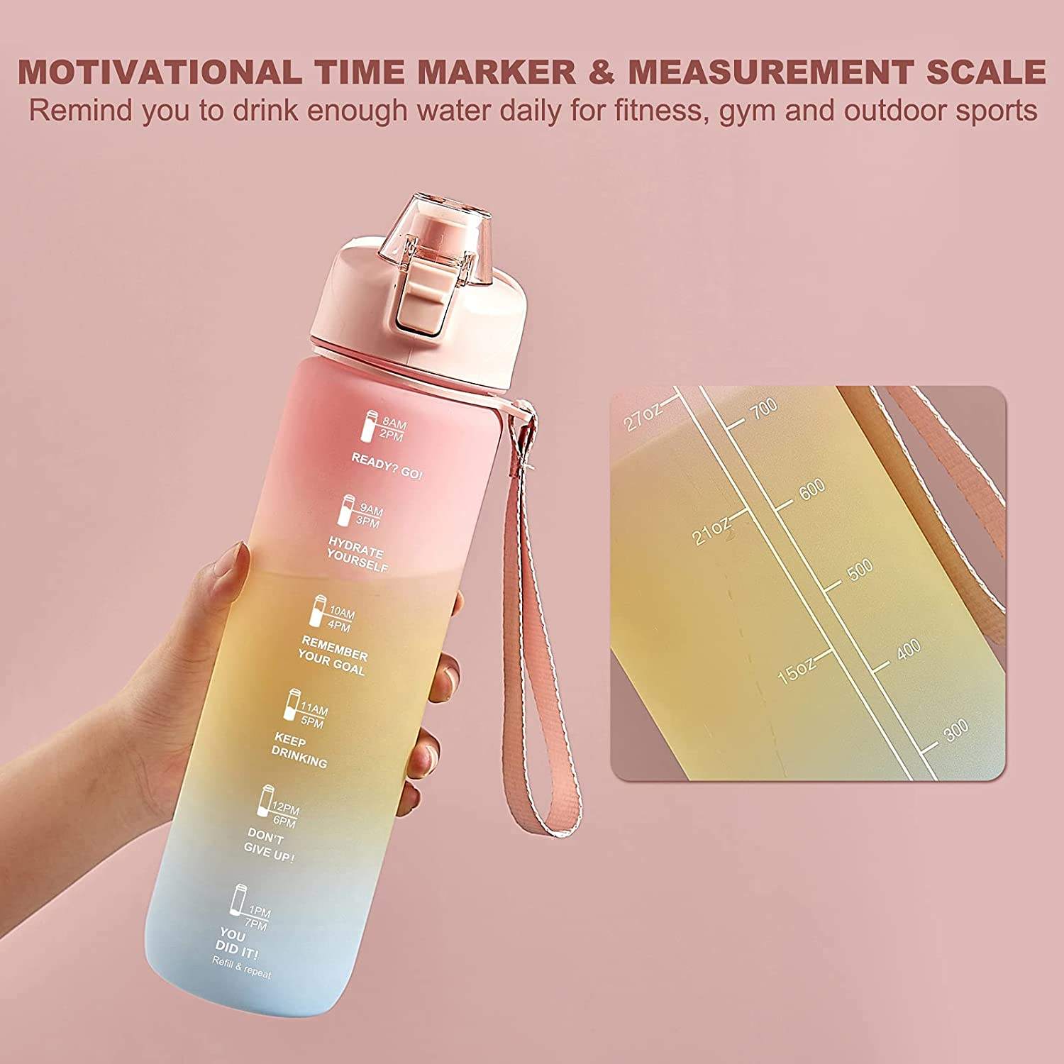 Factory Hot Sale Top Quality Tritan BPA Free Gym Camping Outdoor Water Bottle