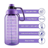 2.2L Plastic Portable Water Bottle Sports Water Bottle Plastic Jug
