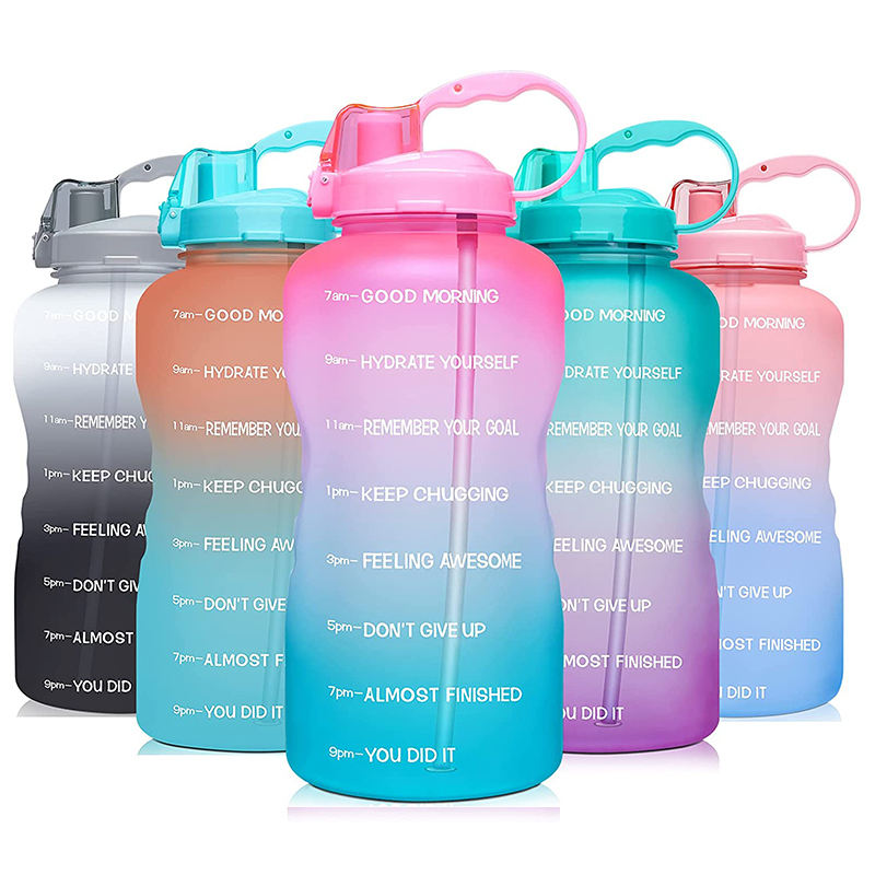 Creative Straw Plastic Water Bottle 2 Liter PC Plastic Sports Water Bottle6 Creative Straw Plastic Water Bottle 2 Liter