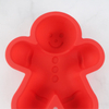 BPA Free Gingerbread Man Shape Silicone Candy Cake Cookie Chocolate Mold