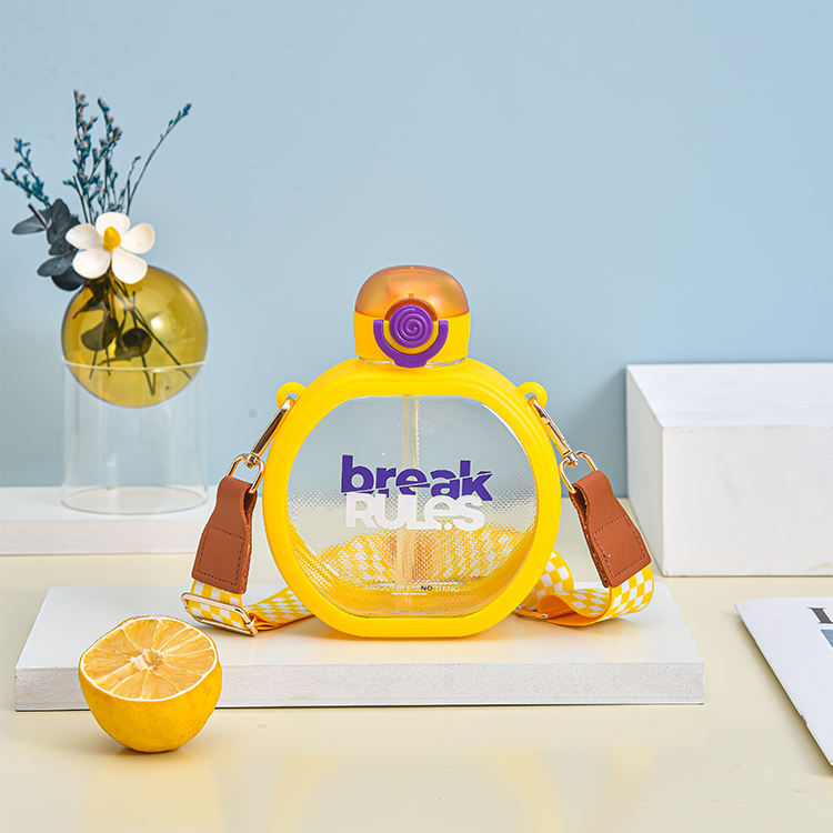 Good Price Kids Bpa Free Customize clear Transparent 750 ml Glitz Big Belly Tritan Water Bottle with Cartoon Sticker