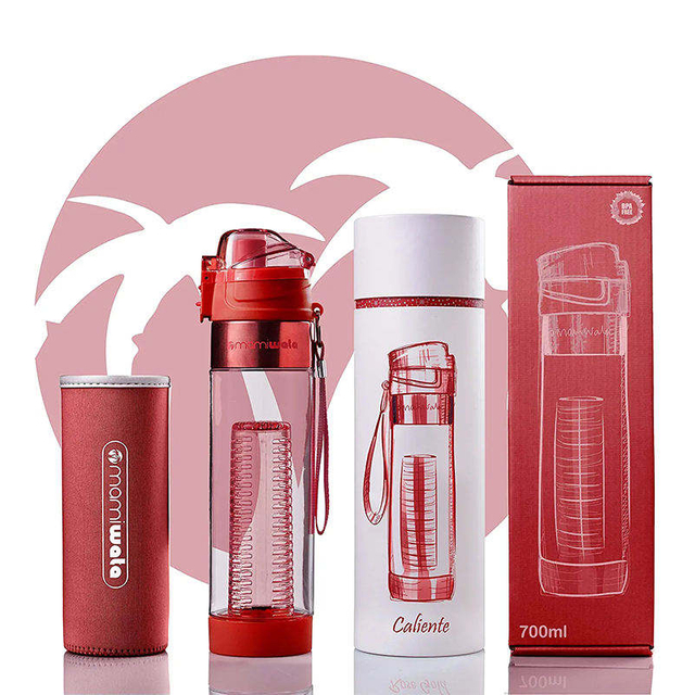 Bpa Free 700 ML Wholesale Custom Multi-style Portable Sports Outdoor Travel Plastic Water Bottle With Handle