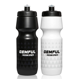 750ml 25oz Logo Custom Gym Bottle Protein Shaker Athletic Plastic Water Bottle Bicycle Light Reusable Plastic Water Bottle