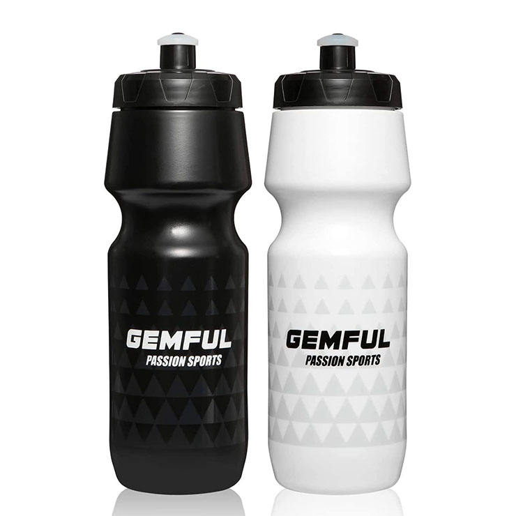 750ml 25oz Logo Custom Gym Bottle Protein Shaker Athletic Plastic Water Bottle Bicycle Light Reusable Plastic Water Bottle