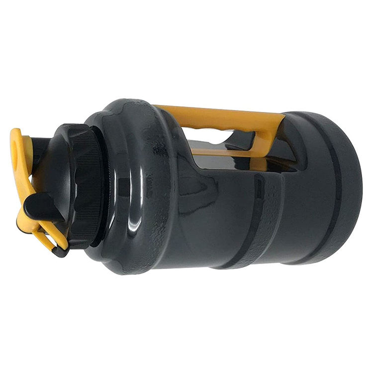 2.2L Large Capacity Gym Big Mouth Handle Portable Jug BPA Free PP Fitness Cold Water Bottle Outdoor Protein Shaker