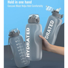 64oz 2L Half Gallon Gym Fitness Sports Motivational Water Bottle With Camo Insulated Storage Sleeve and Carry Strap