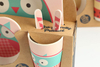 Customized Bamboo Fiber Tableware Children Baby Feeding Set Plate Cartoon Bowls for Baby