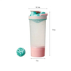 600ml Summer New High Appearance Level Portable Waterproof Durable Practical Plastic Shaker Cup