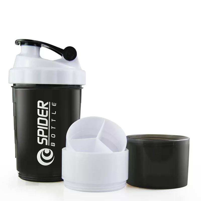 Skaka Flaska Custom Color 600Ml Water Bottles Plastic Protein Shaker Bottle With Powder Holder