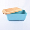 Biodegradable Bamboo Fiber Bread Box with Bamboo Lid Bread Box Large