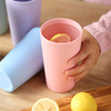 RPET CUP 6PCS Reusable Plastic Cups 20 oz Unbreakable Drinking Cup for Kitchen Dishwasher Safe Water Tumbler Set