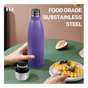 Bpa Free Bouteille Isotherme Inox 500Ml 17Oz Sport Sublimation Insulated Double Wall Stainless Steel Water Bottles With Custom L
