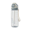 750Ml Graduated Leakproof School Clear Transparent Plastic Sports Water Bottles With Straw Rope