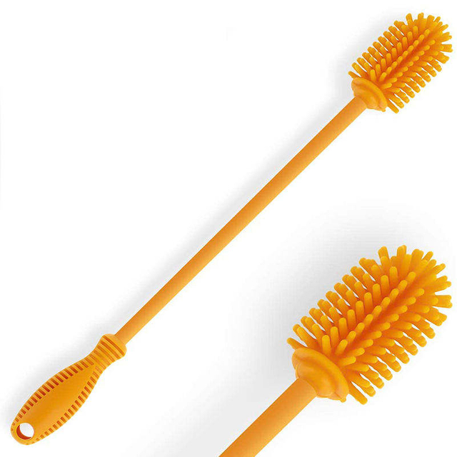 Food Grade Silicone Baby Feeding Milk Water Kitchen Set Drink Wineglass Bottle Glass Cup Washing Cleaning Brushes
