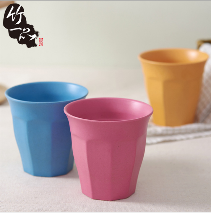Brief Style Degradable Bamboo Fiber Coffee Cup Custom