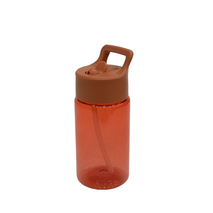 Wholesale Simple Straight Plastic Water Bottle with Dual Capacity Outdoor Portable Straw Water Bottle