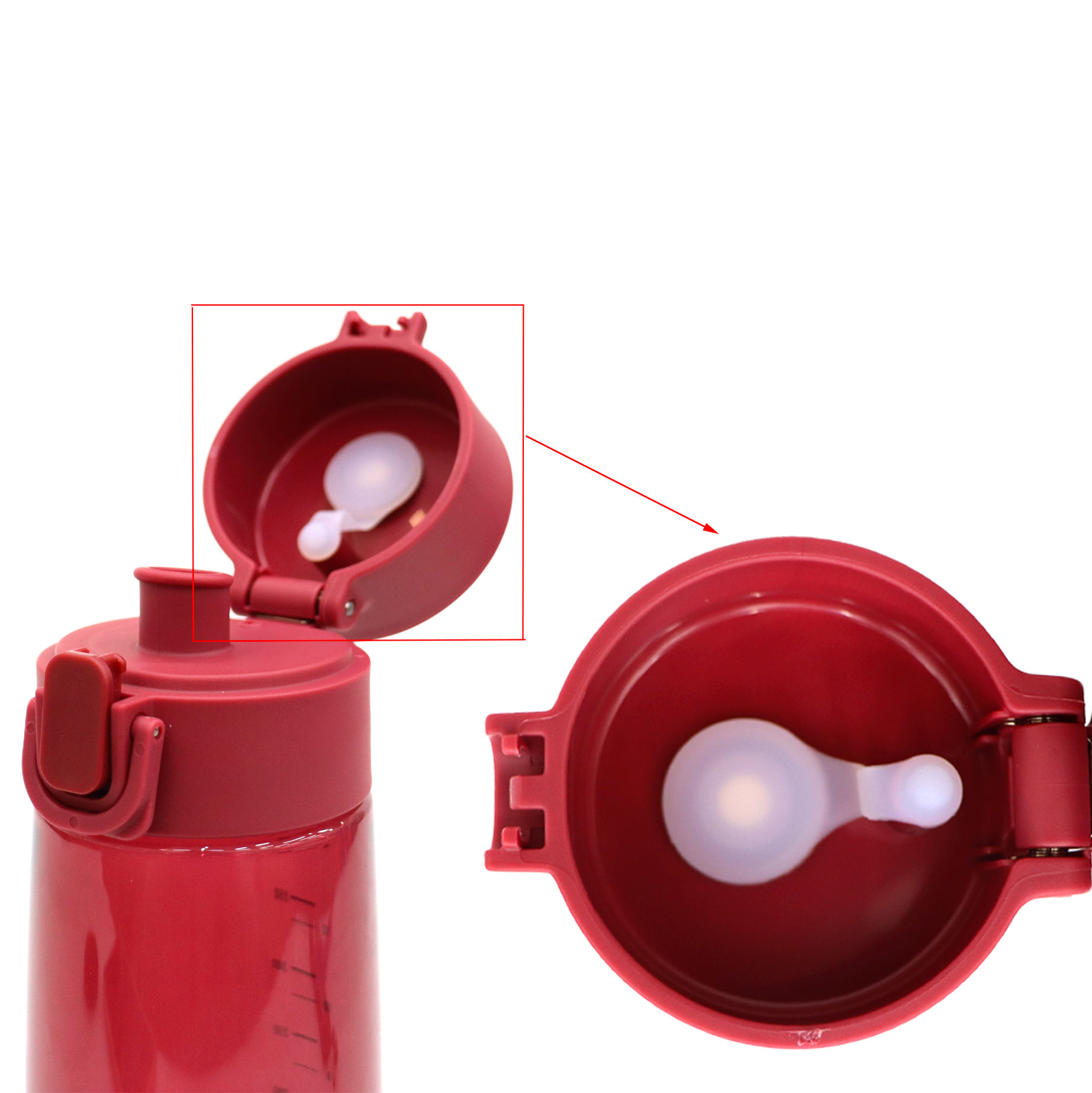 16oz Colored High Quality Sports Shaker Water Bottles with Filters and Portable Design