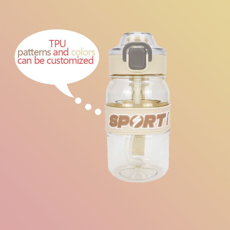 2025 New Design Wholesale 600Ml PETG Plastic Gym Drink Bottle Sports Water Bottle