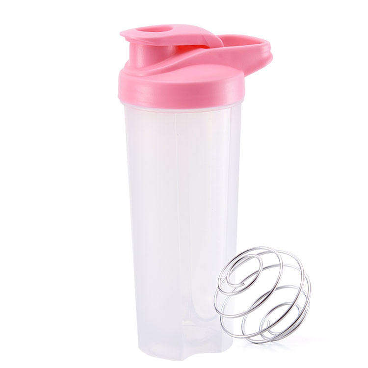 Customize 24oz Plastic Shaker Bottle BPA Free Sport Gym Leakproof Protein Shaker Bottle with Stainless Steel Ball