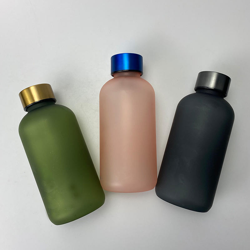 16oz Kids Back to School Plastic Bottle Tritan Time Marker Leak Proof Plastic Frosted White Motivational Bottle