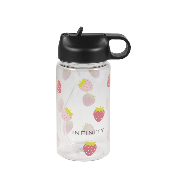 500ml Cartoon Design Portable Plastic Drinkware Water Bottle Kids Bottle with Straw