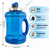 Wholesale Large Capacity 2.2L BPA-Free Plastic Sport Gym Half Gallon Water Bottle