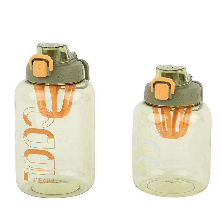 Large Capacity Gym Fruit Plastic Water Bottle Camping Custom logo
