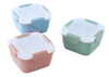 Customizable Color Children Drop Resistant Bento Box with Three Compartment Food Containers