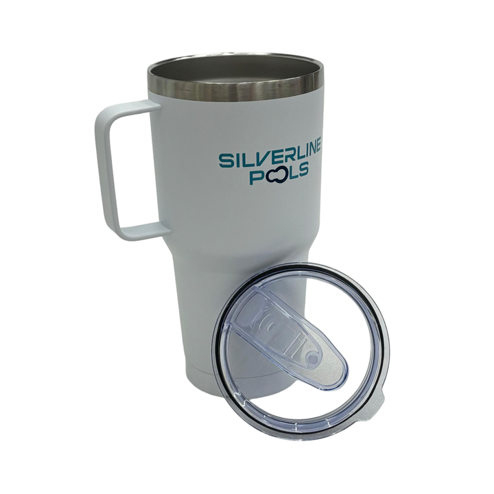 850ml Outdoor Coffee Cup Custom Color Loo Car Mug with Lid and Portable Handle Stainless Steel Tumbler