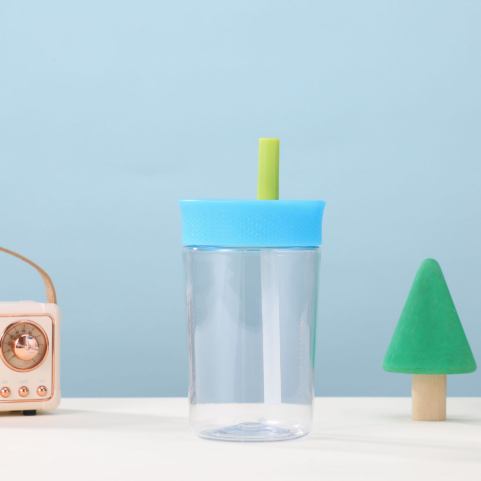 450Ml Customizable Clear Custom Bpa Free Plastic Coffee Tumbler Cups Tumblers With Straw