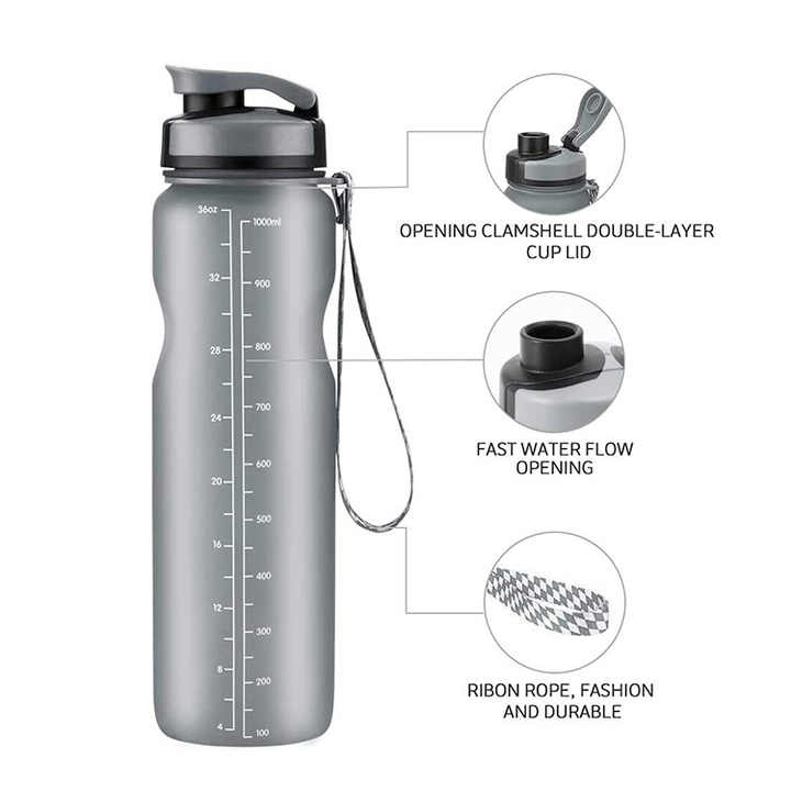 Bottiglia Palestra Botellas De Agua Deportiva 1L Potable 1 Litter Prime Water Bottle for Sport Bottles