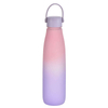 32oz Leakproof Portable Direct Drinking Gradient Colorful Gym Girls Water Bottle with Handle