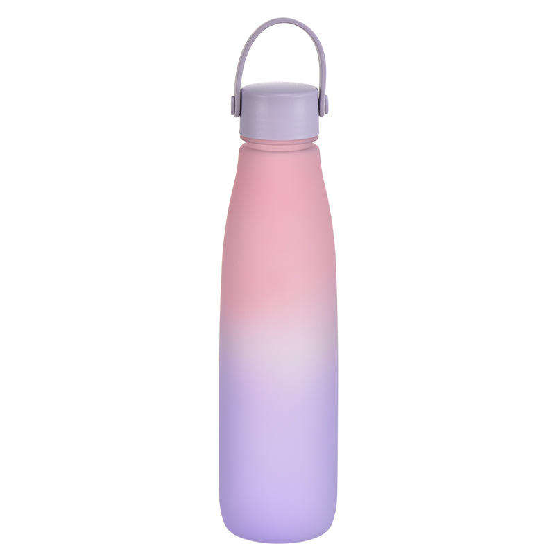32oz Leakproof Portable Direct Drinking Gradient Colorful Gym Girls Water Bottle with Handle