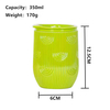 New Design Plastic Double Wall Wine Plastic Tumbler Mini Cup With Lid BPA Free