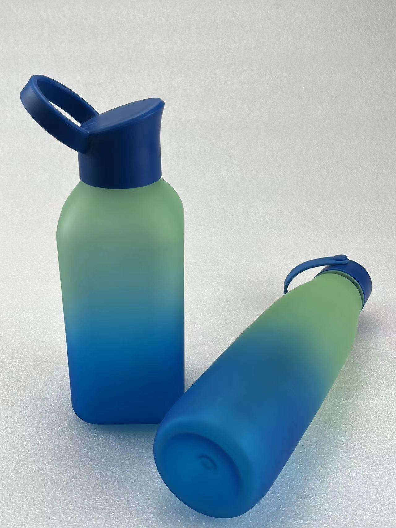 New Gradient Color Summer Students Nice Appearance Bottle Large Capacity Sports