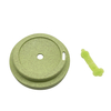 14OZ 100% Biodegradable BPA Free PLA Bamboo Fiber Coffee Cup PP Wheat Straw Cups No Leaking Dishwasher Safe