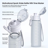 32oz Plastic Water Bottle Moticational Water Bottle with Time Marker Reusable Water Bottle Perfect for the Gym and Office Worker