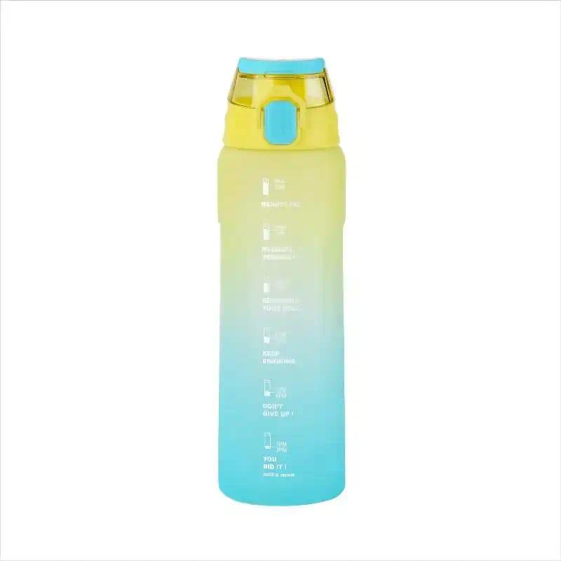 Botella De Agua Libre De Bifenol 1 L 1L 1 Liter Quality Plastic Bpa Free Custom Water Bottle