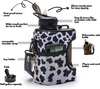 2L Water Bottle with 2 LIDS Portable Sports Kettle with Cloth Cover