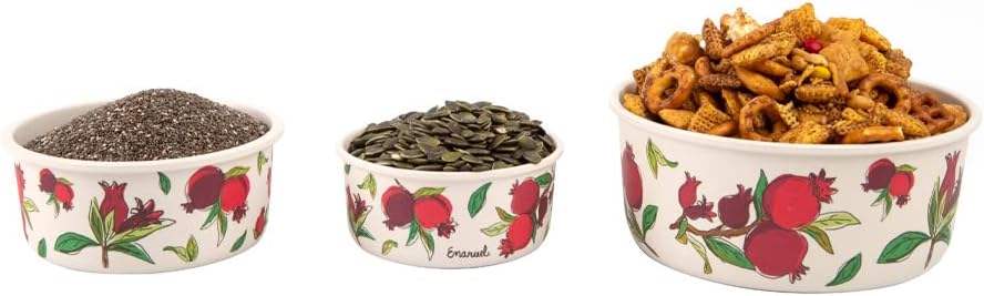 2023 New Material Eco-friendly RPET Plastic Bowl With PP Lid 3 Sets Customize Colors and Patterns