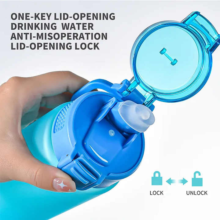 Bouteille Deau Moderne 2023 Drinking Bottle Tritan for Kids and Adult Plastic Straws Water Bottles