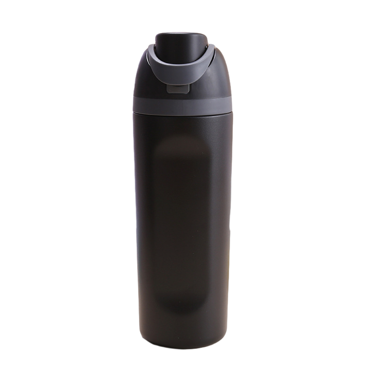 700ml Portable Large Capacity Handle Thermal Cold Cups Car Straw Cup 24oz Sports Bullet Water Bottle with Lids and Straws