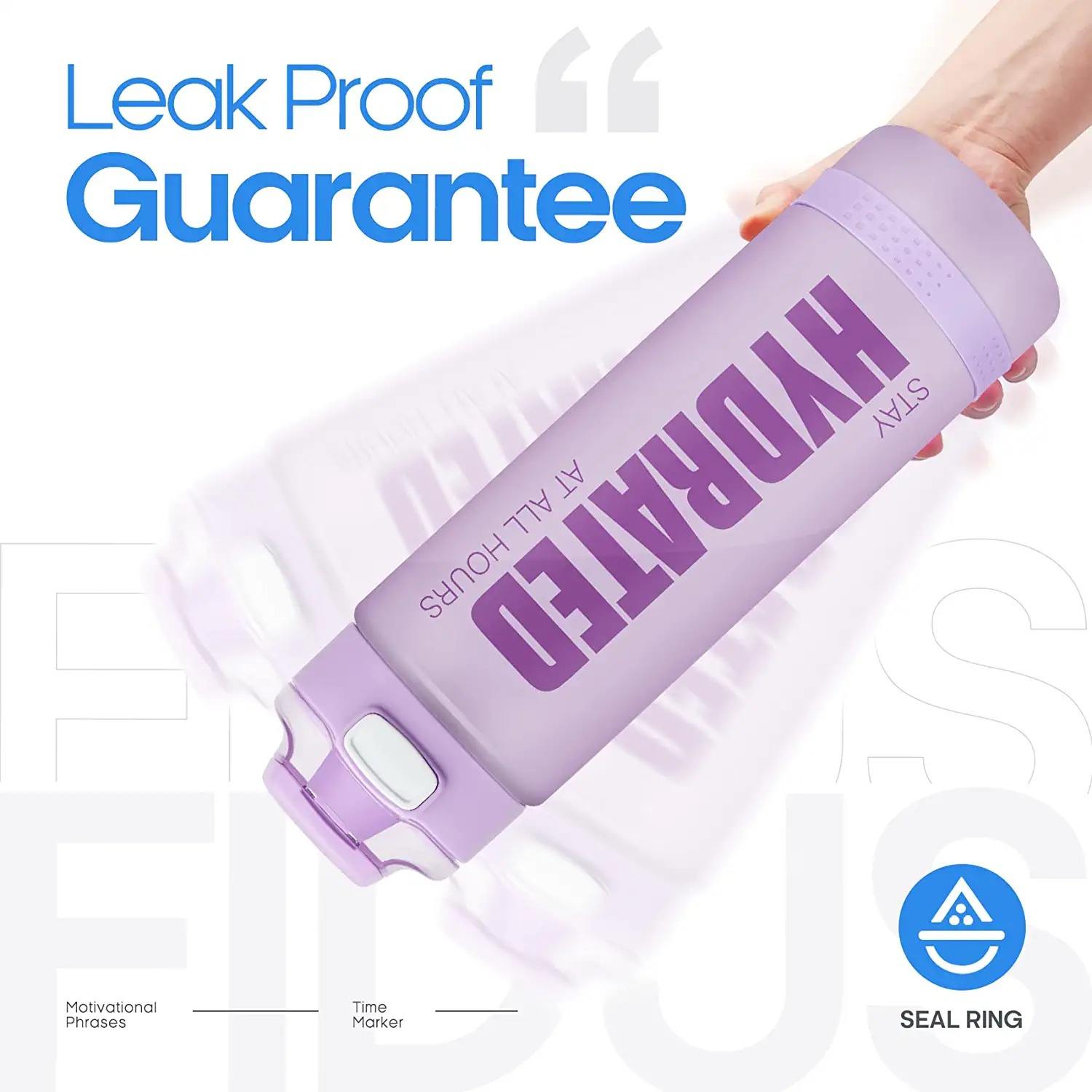 32oz Custom logo BPA Free Tritan Wide Mouth Water Bottle Sports Bottle with Handle