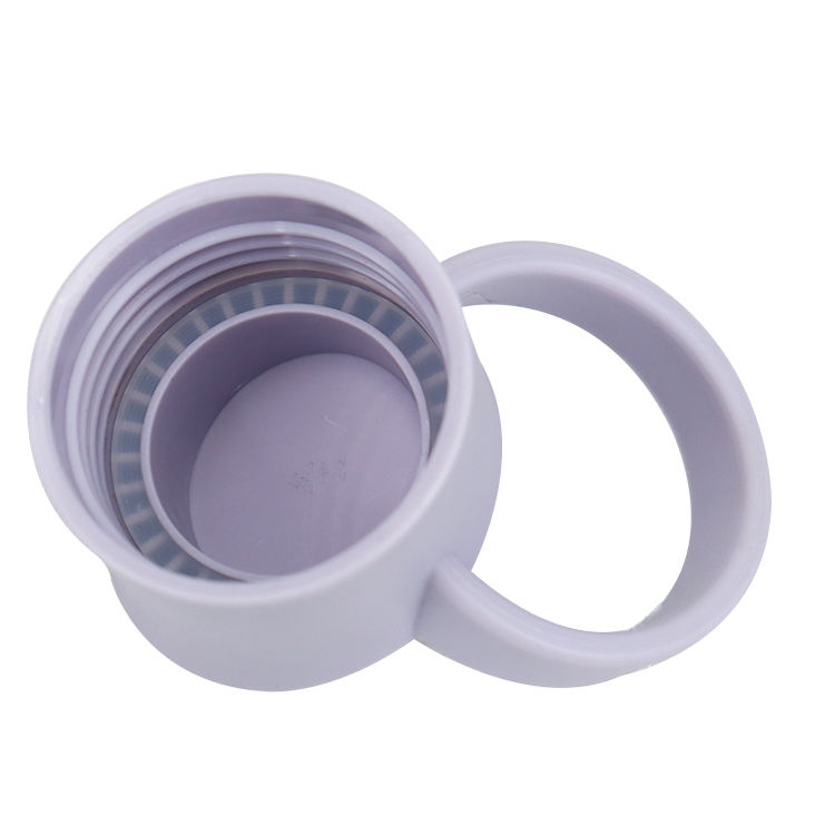 Factory Price 1000ML 32OZ Frosted Gradient Bottom Silicone Streight-drinking Gym Water Bottle with Plastic Handle