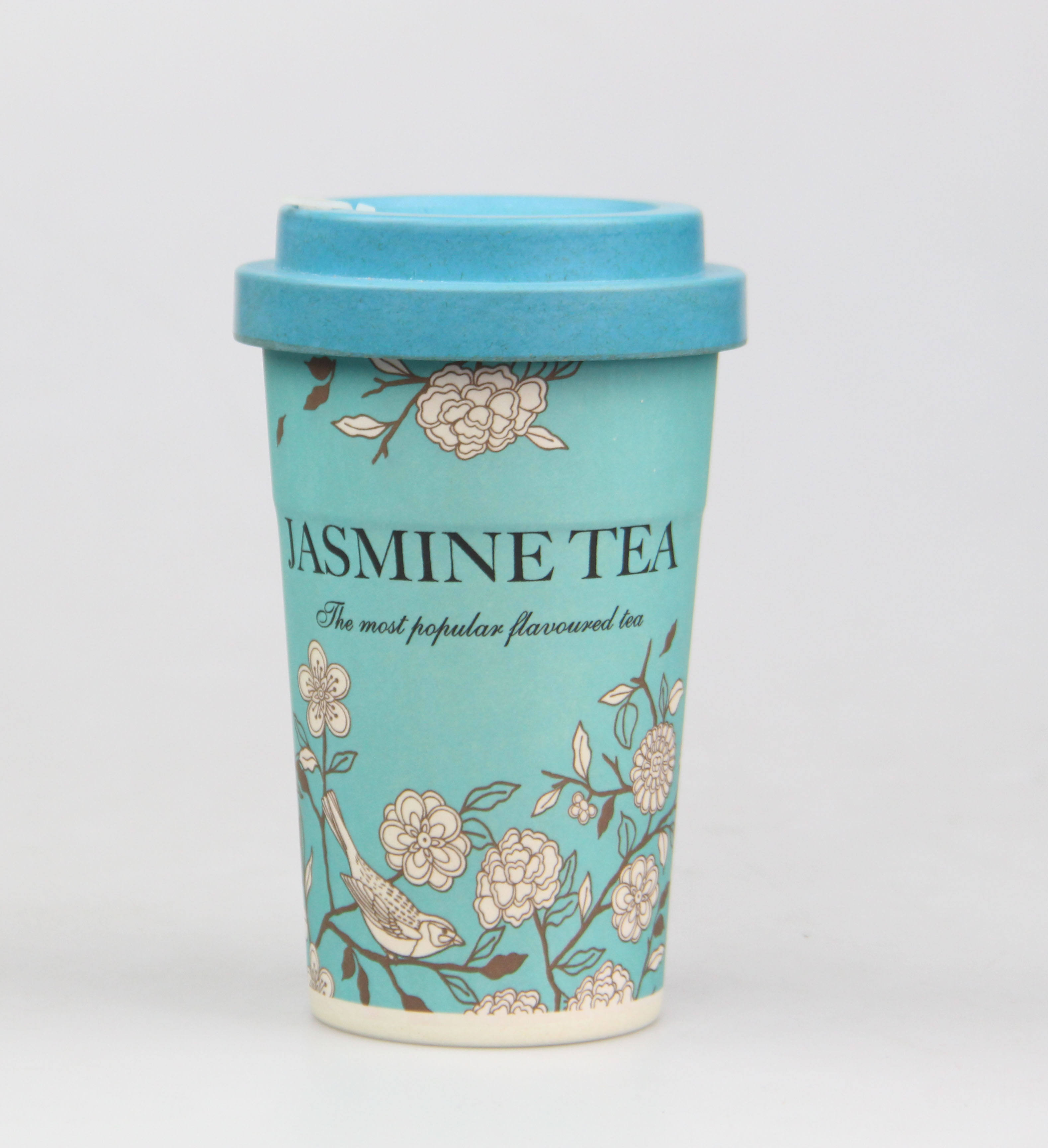 New Material RPP RPET PLA Bamboo Fiber 21oz Wholesale Custom Printed Reusable Bamboo Coffee Cup