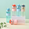 700ML Gradient Color Motivational Plastic Water Bottle with Time Marker