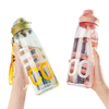 Customisable 1Liter 1L 1000 Ml Drink Bottle Sports Plastic Water Bottle With Straw