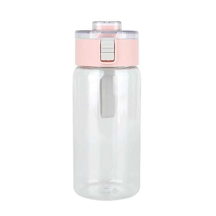 Botella De Agua De Plastico Portable Custom Bpa Free Plastic Tritan Sport Wide Mouth Water Bottle