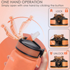 Workout Sport Custom Logo Insulated Straw Strainer Tritan 1L Plastic Motivational Water Bottles with Time Marker
